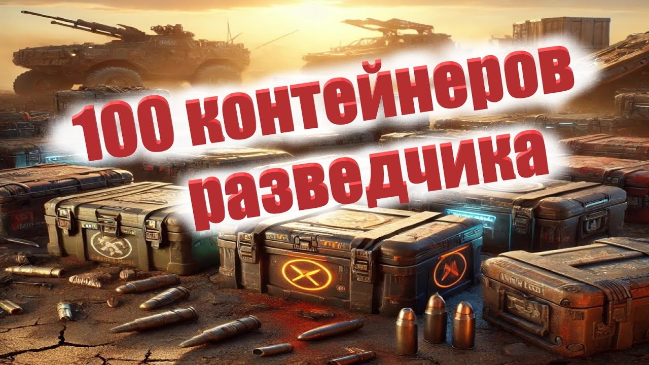Crossout открыл 100 ящиков 