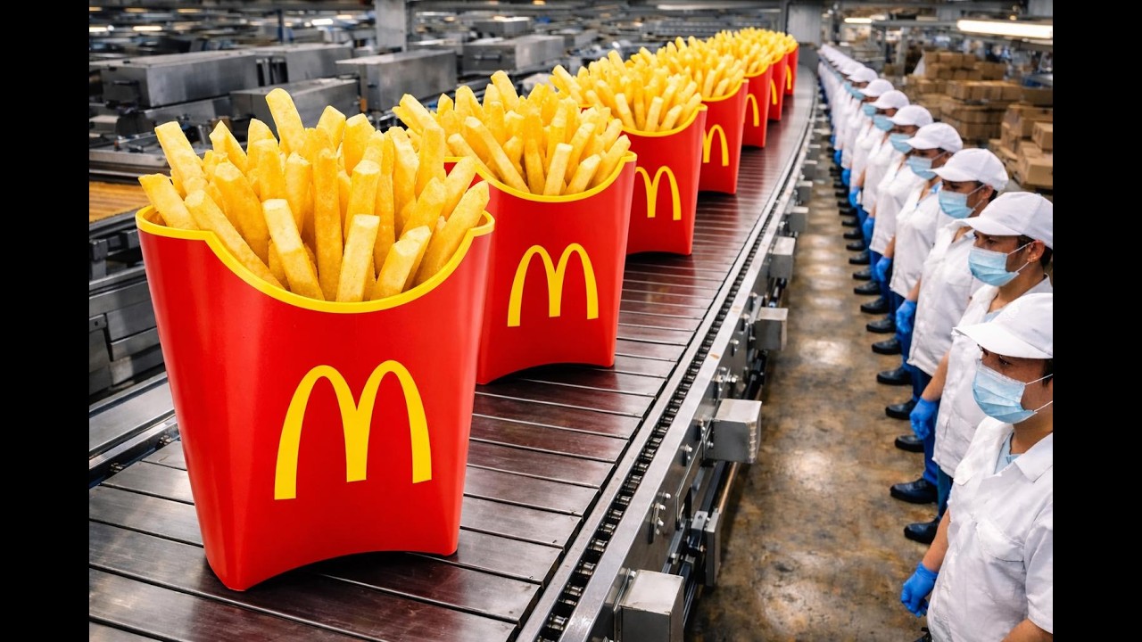 Inside the French Fries Production Line at a McDonald’s Factory