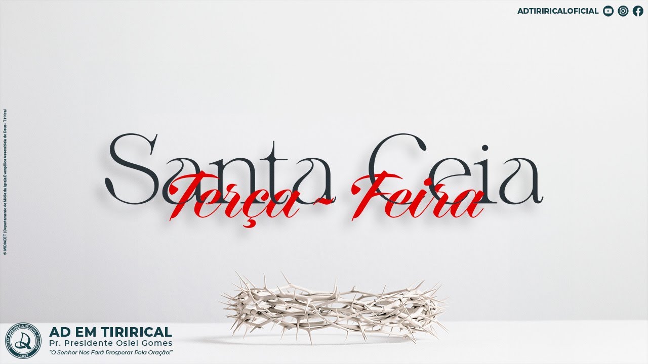 Culto de Santa Ceia | Pr. Osiel Gomes | Ter&ccedil;a-feira 30/12/2025