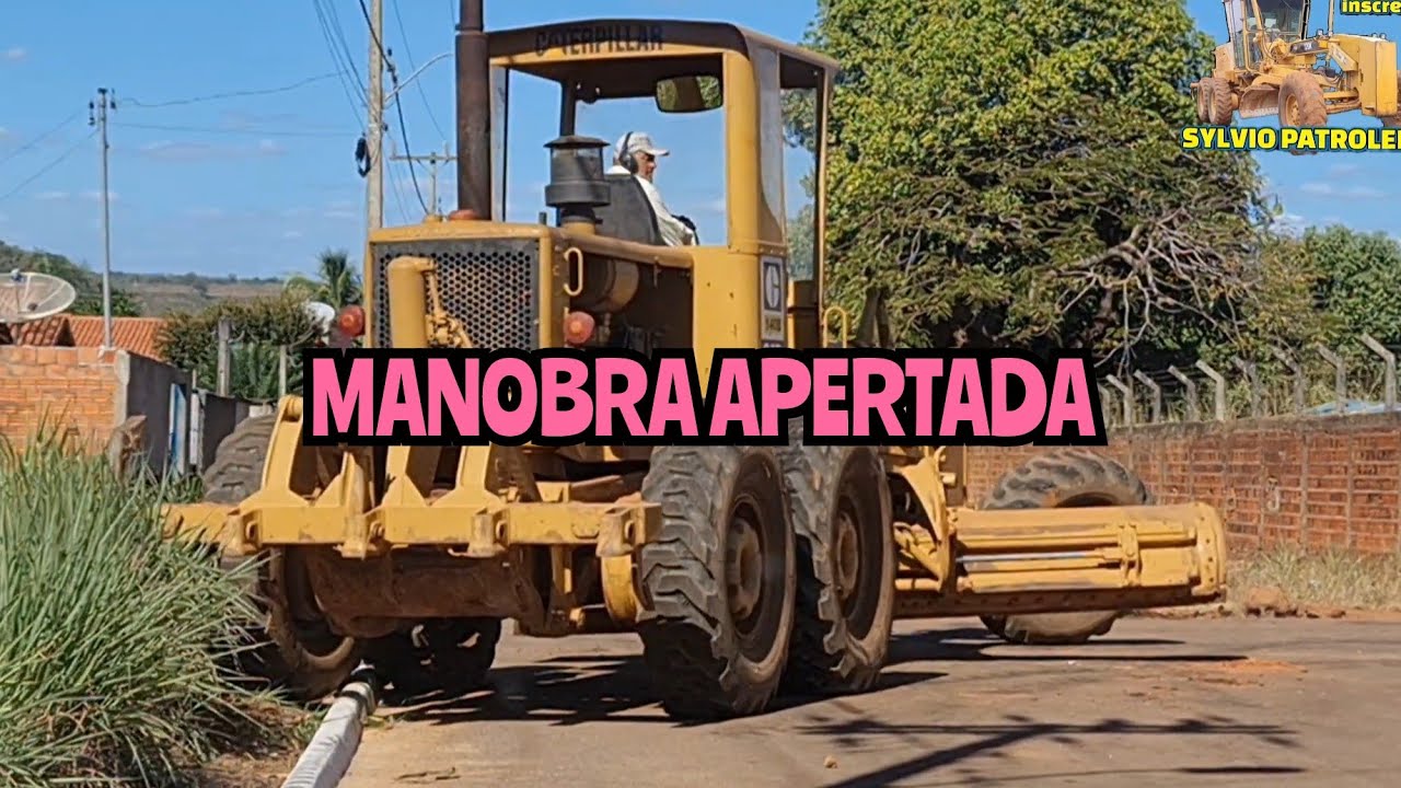 QUEBRANDO O ASFALTO/Motoniveladora caterpillar 140B grader niveleuse motoconformadora patrola