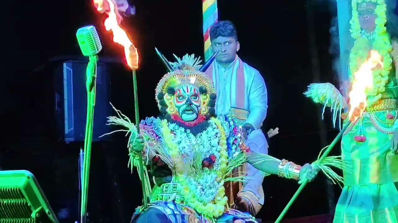 ನಂದೀಶ್ ಜನ್ನಾಡಿಯವರ ಮಾರಣಕಟ್ಟೆ ಕ್ಷೇತ್ರಮಹಾತ್ಮೆ ಪ್ರಸಂಗದ ಹೊಸಹೈಗುಳಿ, #nandeesh jannadi #maranakatte mela