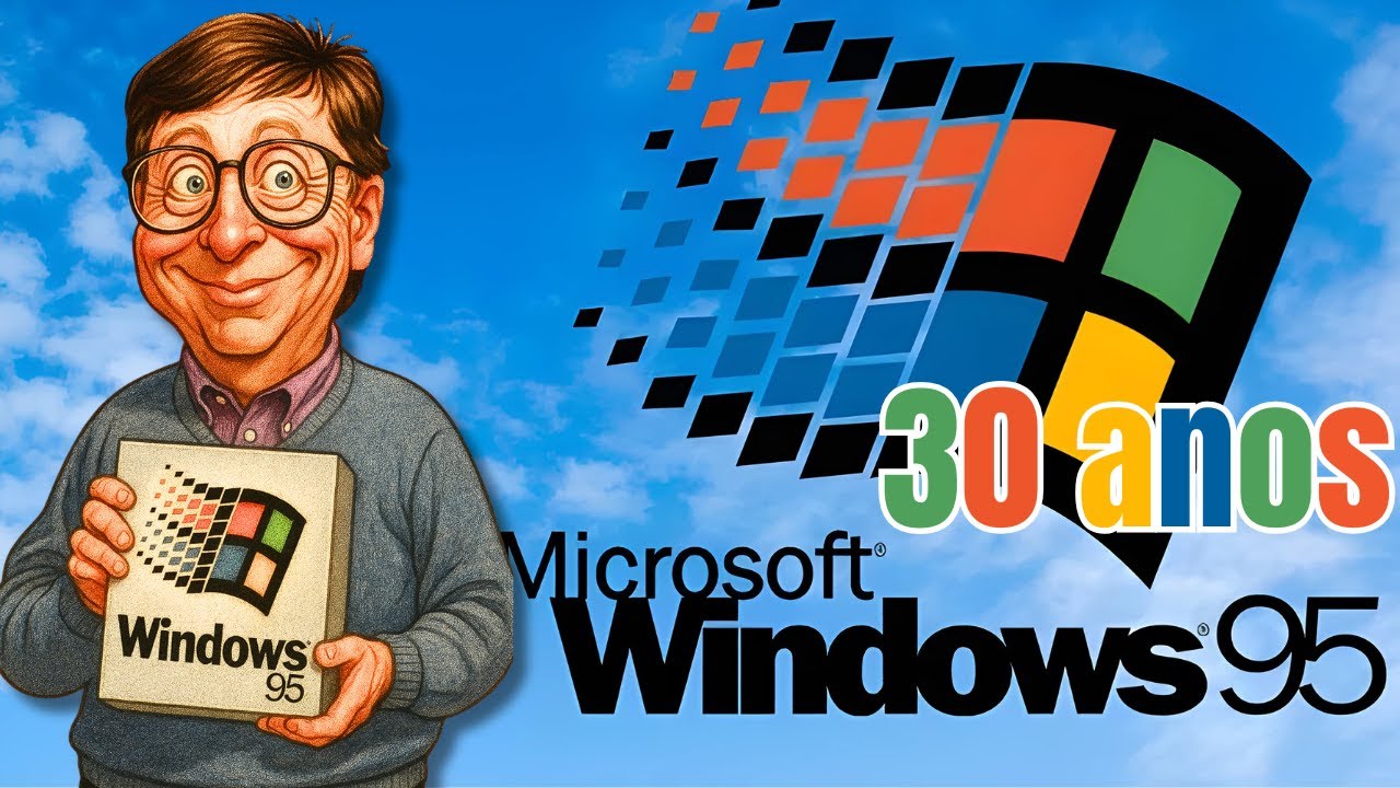 A Historia do Windows 95 - O Sistema que Mudou Tudo - 30 anos