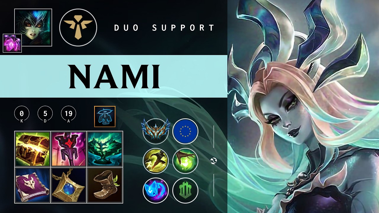 Nami Support vs Alistar - EUW Challenger Patch 26.07