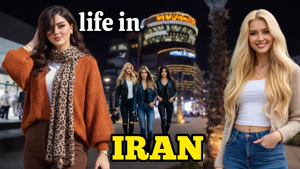 IRAN, walking through the popular shopping centers of Shahrak-e Gharb, lifestyle in Iran