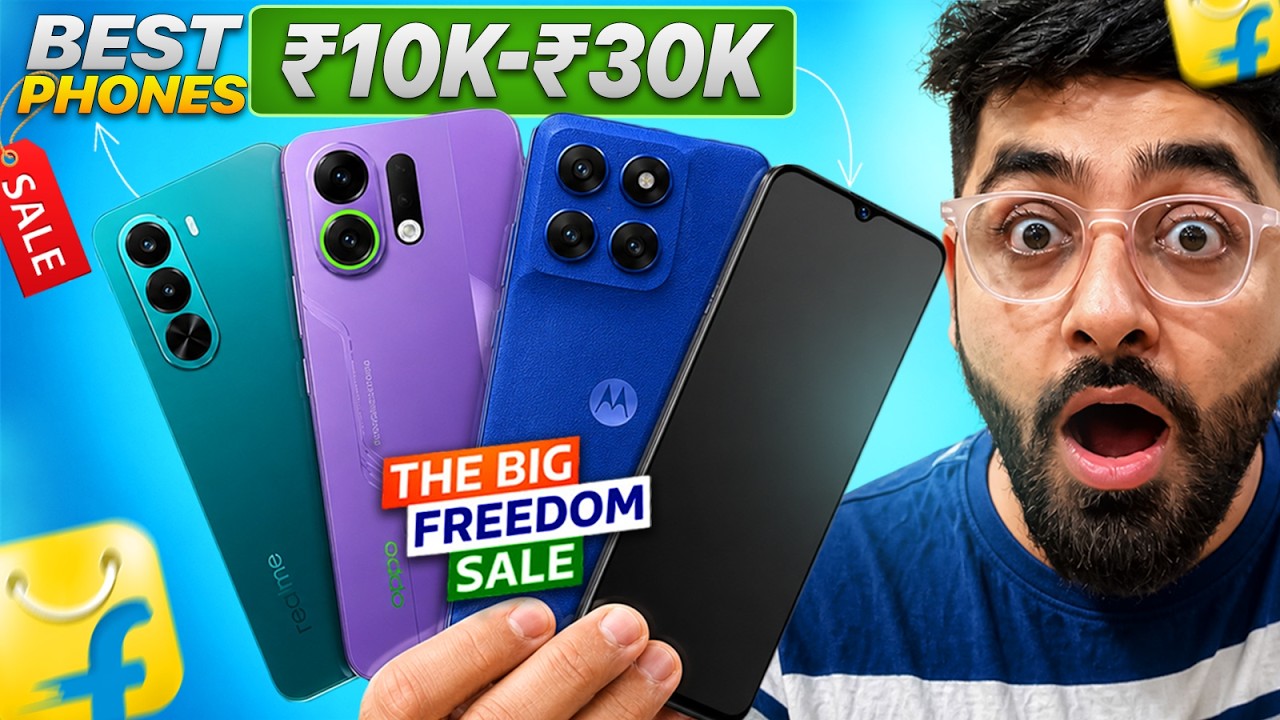 Best Phones Under ₹15,000, ₹20,000 & ₹30,000 in Flipkart Freedom Sale 2026