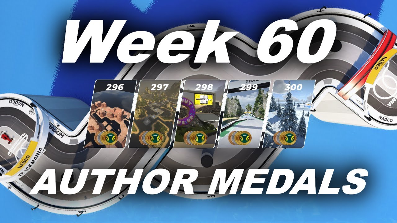 Trackmania Weekly Shorts - Week 60 Author Medals, Week 59 World Records