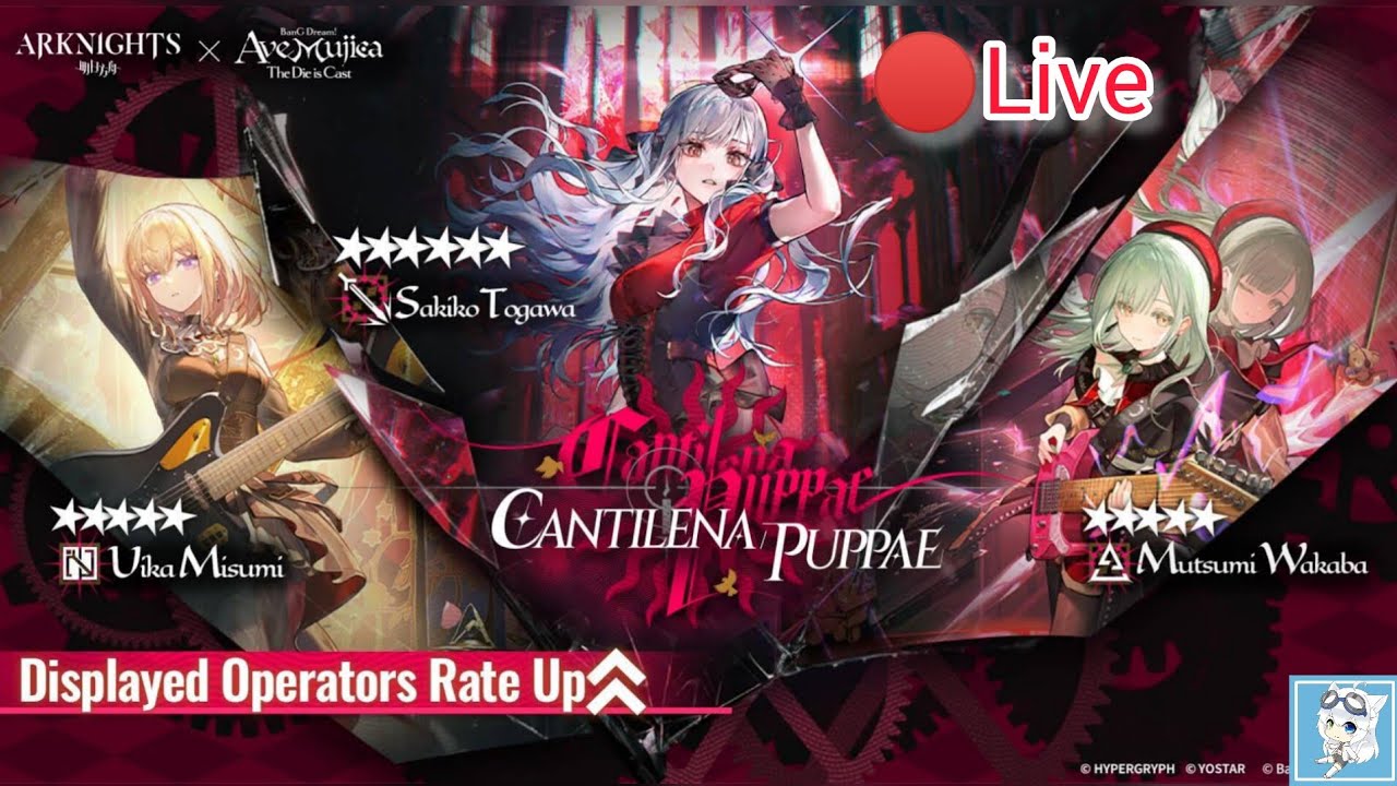 🔴Live[Arknights] เปิดกาชาBanG Dream Ave Mujica