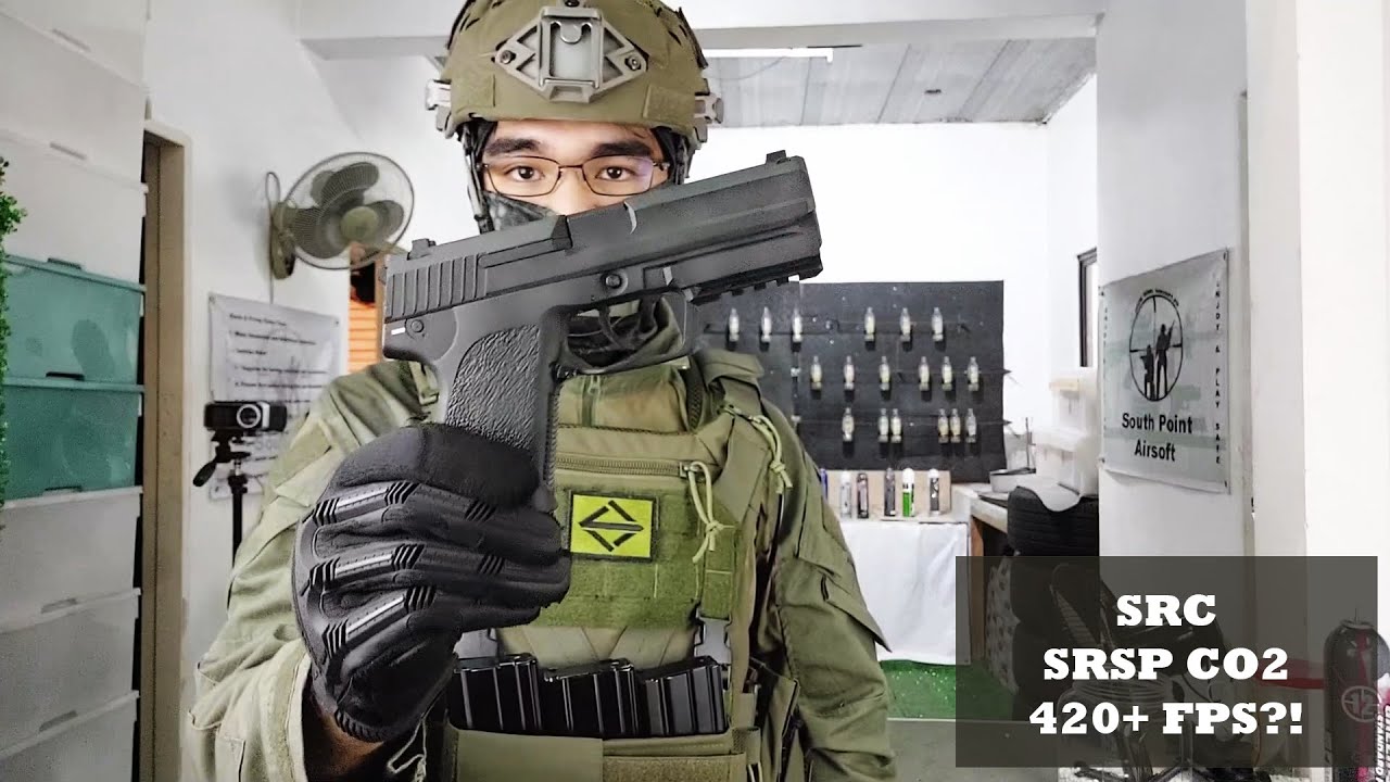 SRC SRSP CO2 AIRSOFT GAS BLOWBACK GUN SHOWCASE