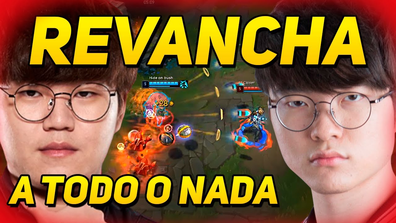 FAKER NO SE RINDE!! LA REVANCHA MÁS ESPERADA - FAKER VS CLOZER