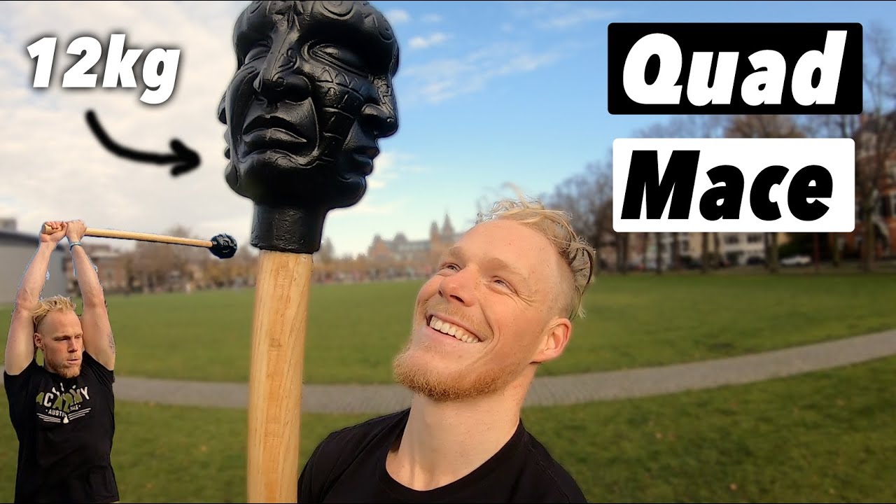 Quad Mace Gada (12kg) Flow | Hanuman Ji