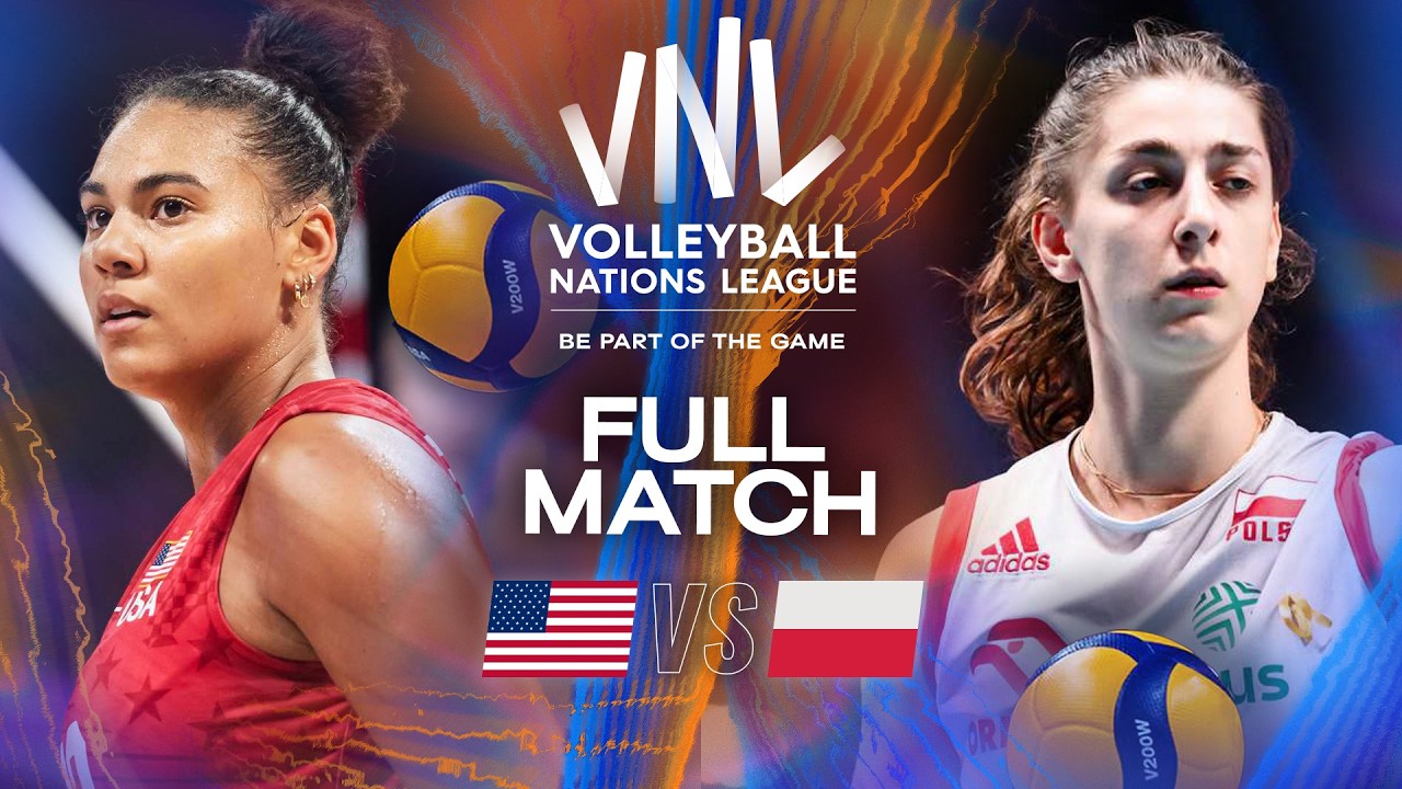 USA 🇺🇸 vs. Poland 🇵🇱 | VNL 2025 - Full Match | Week 2