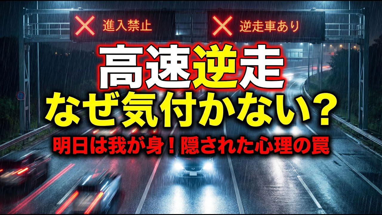 【衝撃】逆走はなぜ起こるのか？　高速道路で起こる悲惨な衝突事故！　なぜ気が付かない！？