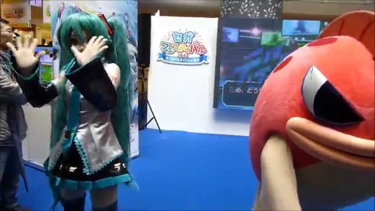 セガフェスティバル2014なんば 2日目お昼の回のミクナノーさんたち (FHD 60fps)