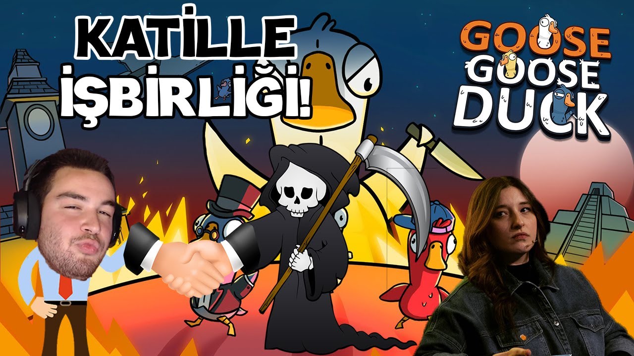 KATİLLE İŞBİRLİĞİ! | Goose Goose Duck W/ @PqueeNN , Haramiler