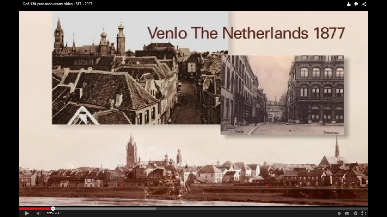 Oc&eacute;  Venlo 130 year anniversary video 1877 - 2007