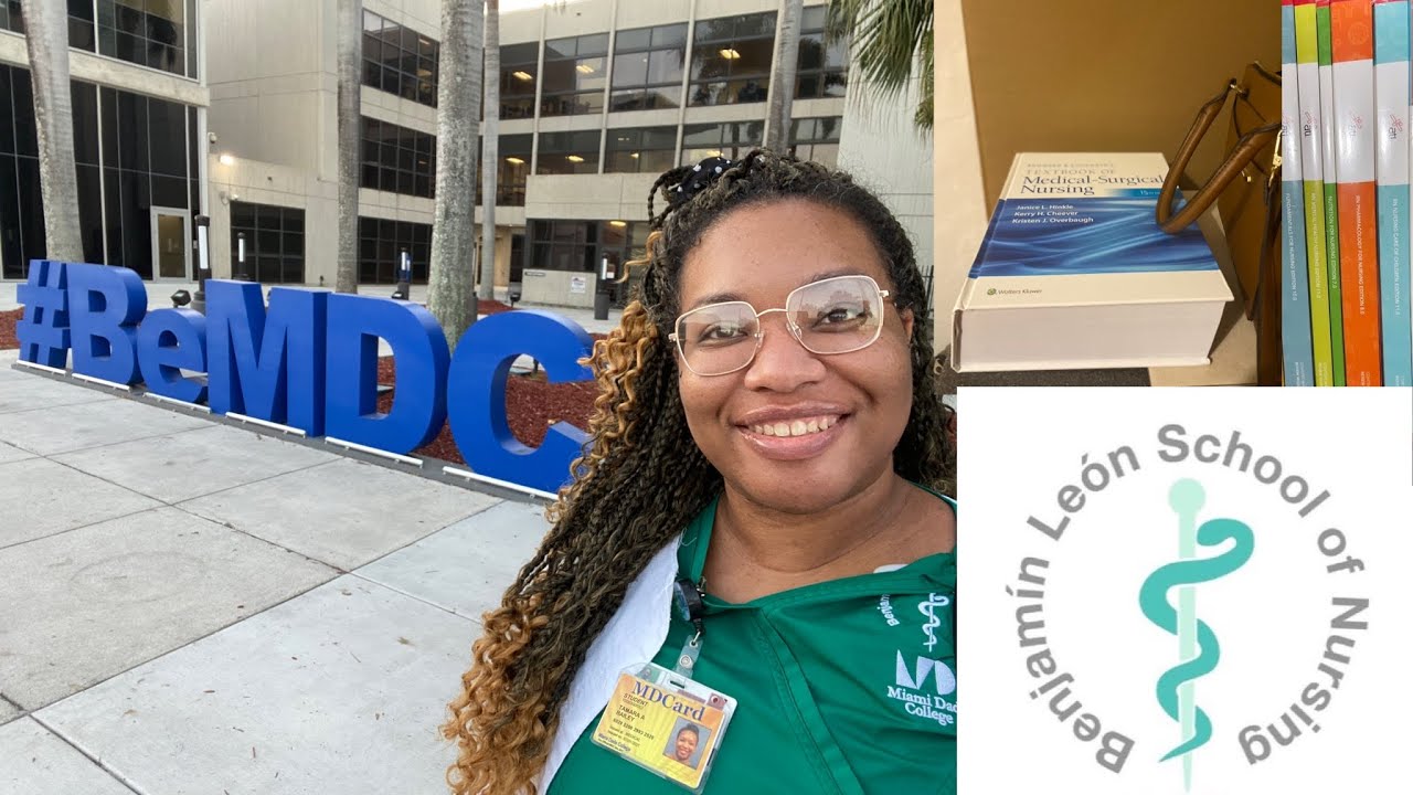 Day in my life as a nursing student ** Nursing school supplies I actually use ** Miami Dade College