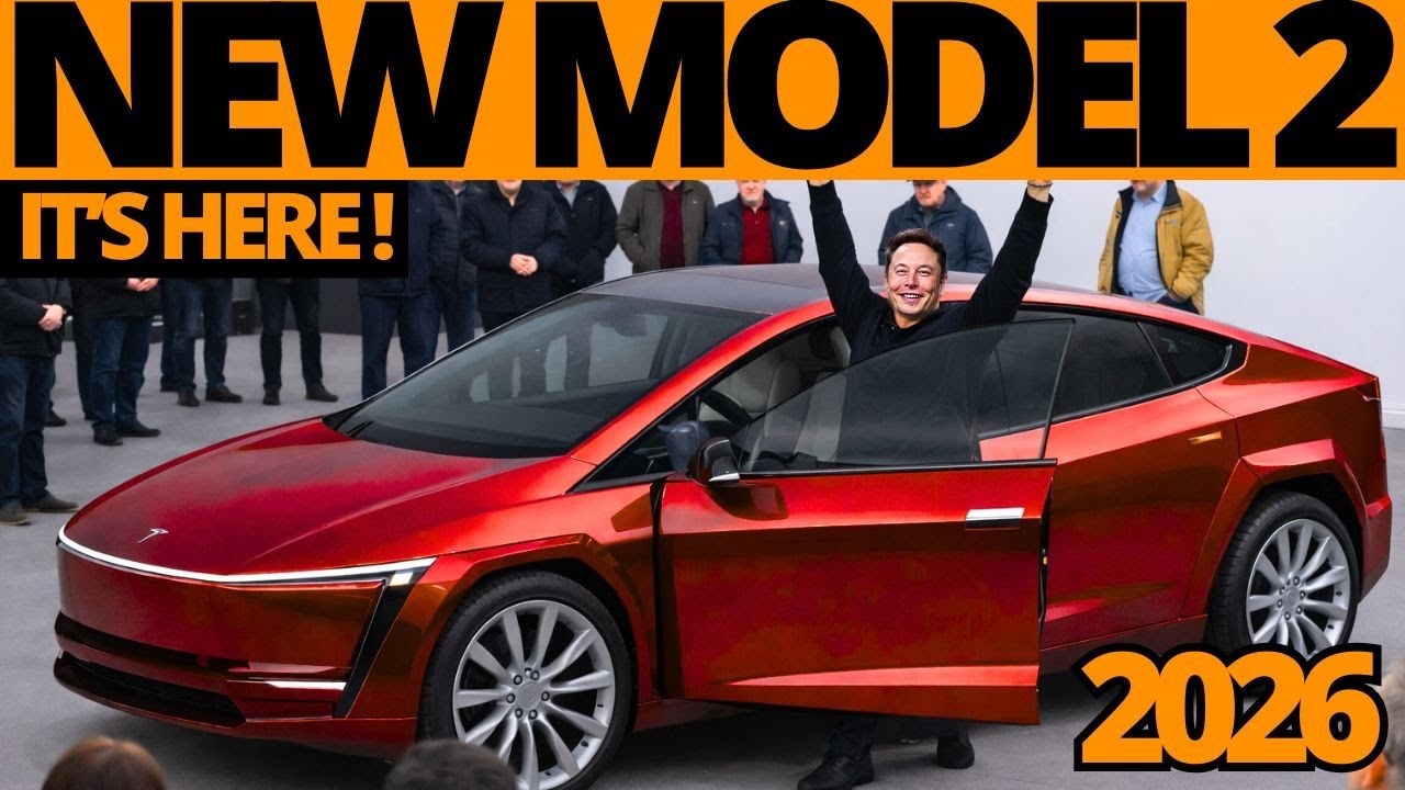Оно здесь! Новый Tesla Model 2 Senior с алюминиево-ионным аккумулятором, который прослужит 30 лет...