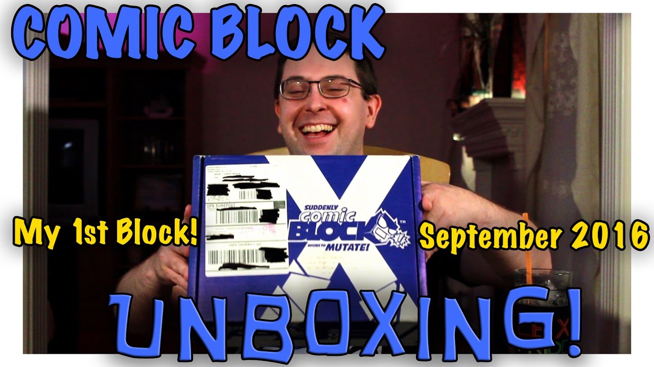 UNBOXING! Comic Block September 2016 - My 1st Block!