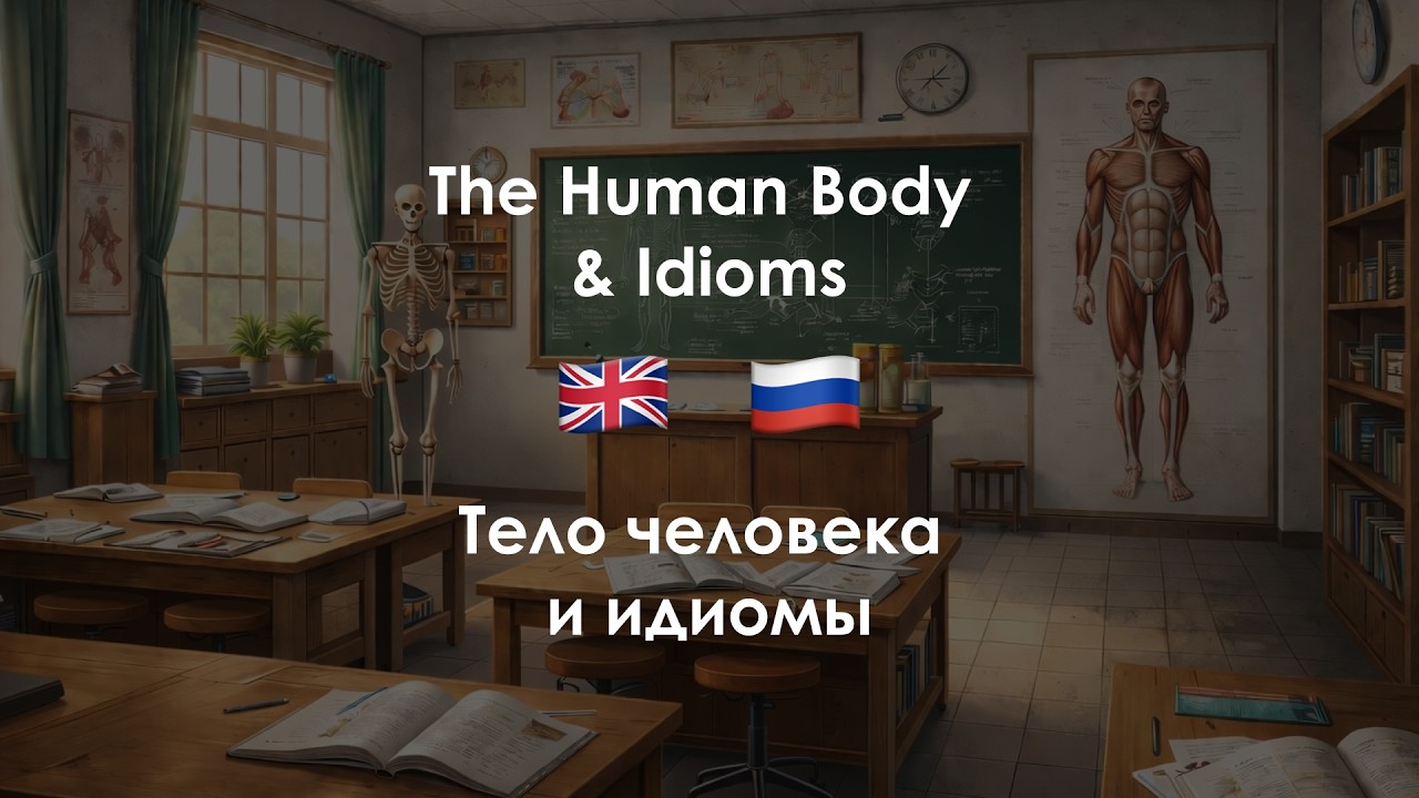 Части тела на английском 🧠 | Органы и идиомы (A1–B1)