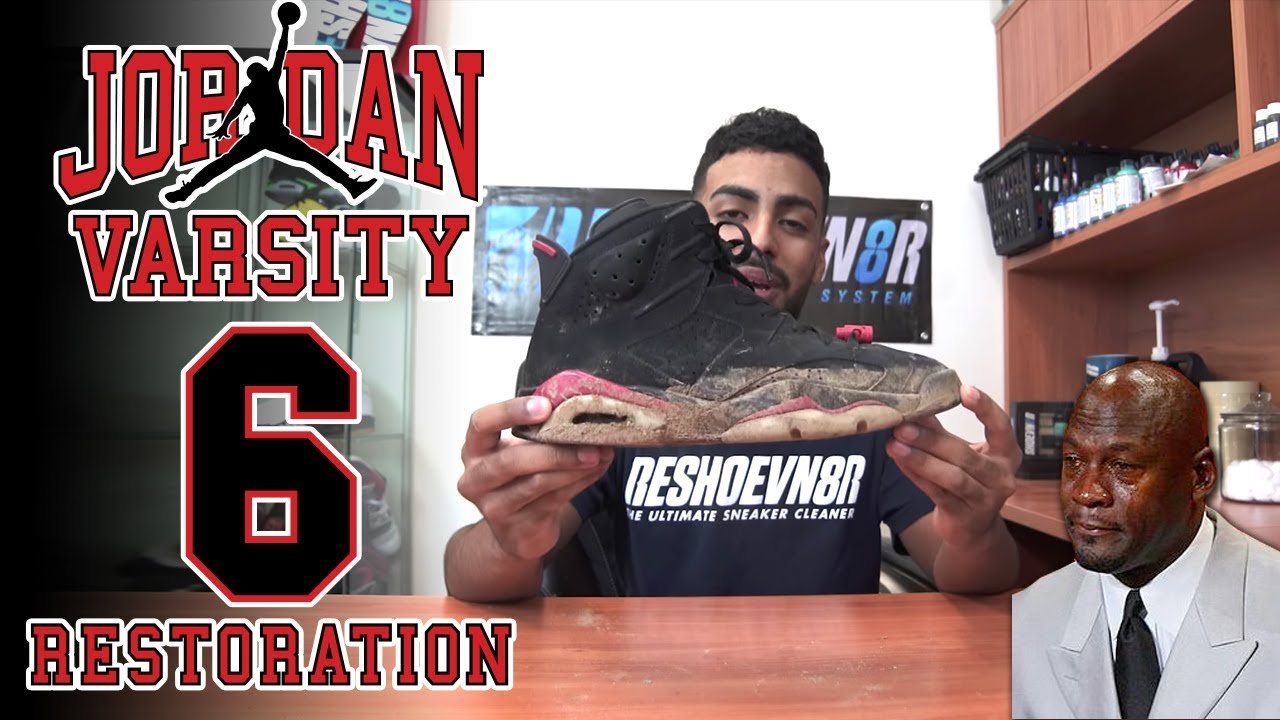 Air Jordan 6 Varsity Red Restoration w/ Repaint