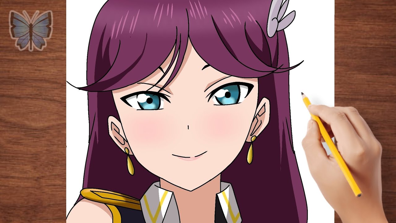 How to Erena Todo from love live ! With Simple Steps Easy Drawing
