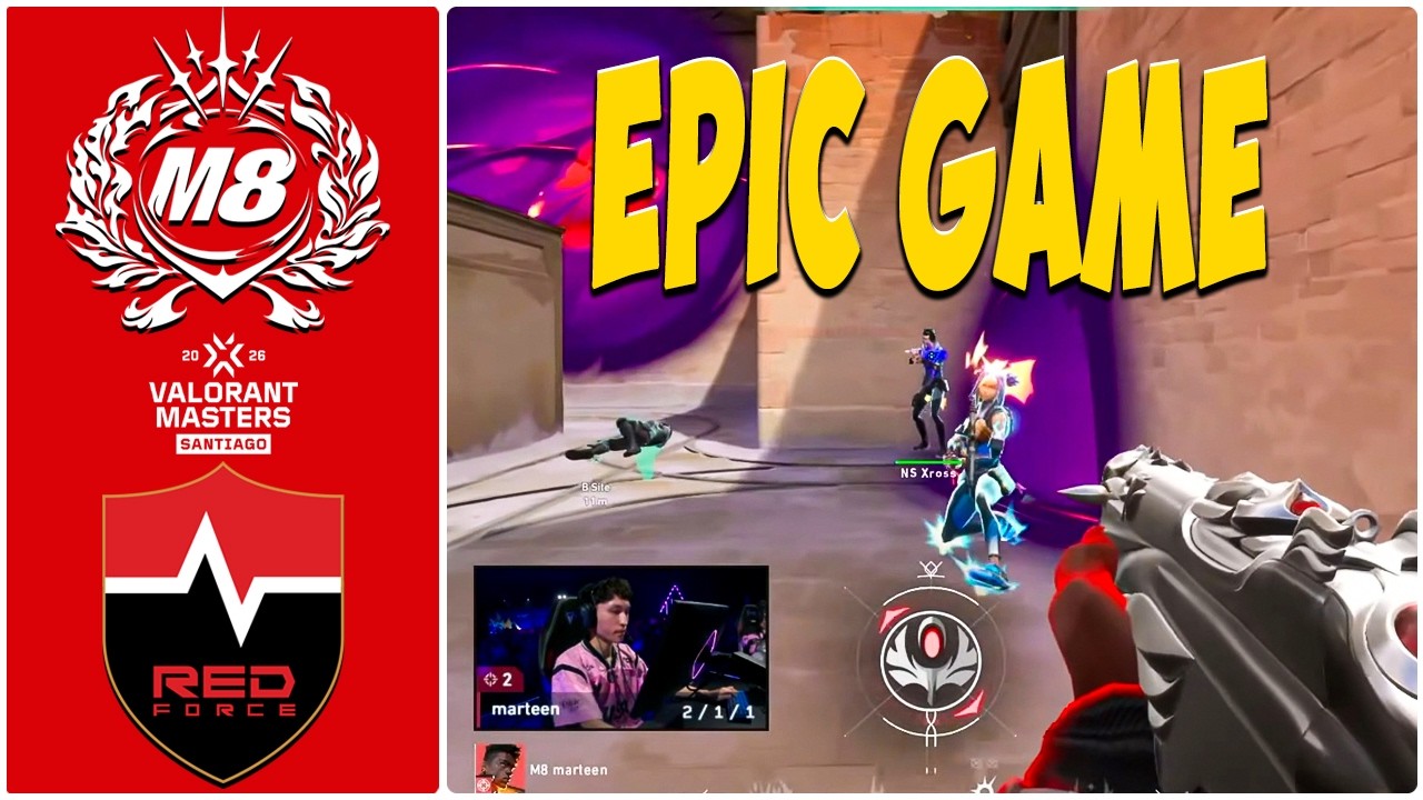 MARTEEN VS DAMBI! Gentle Mates vs Nongshim - HIGHLIGHTS - VALORANT Masters Santiago - NS vs M8 | VCT