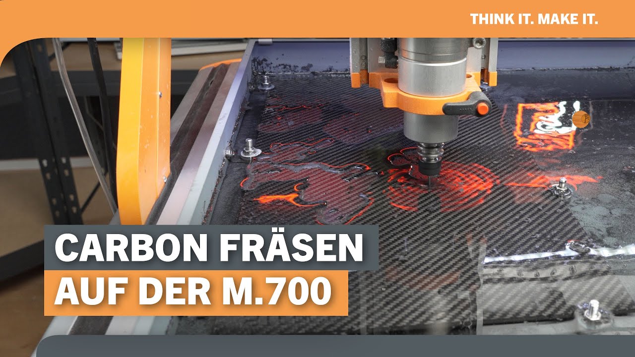 Carbon fr&auml;sen mit der CNC | Fr&auml;swanne & Zubeh&ouml;r einrichten