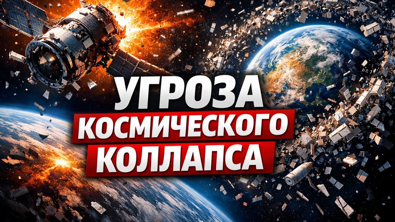 🛰️ КОСМИЧЕСКИЙ МУСОР И СИНДРОМ КЕССЛЕРА: СЦЕНАРИЙ ЦЕПНОЙ КАТАСТРОФЫ