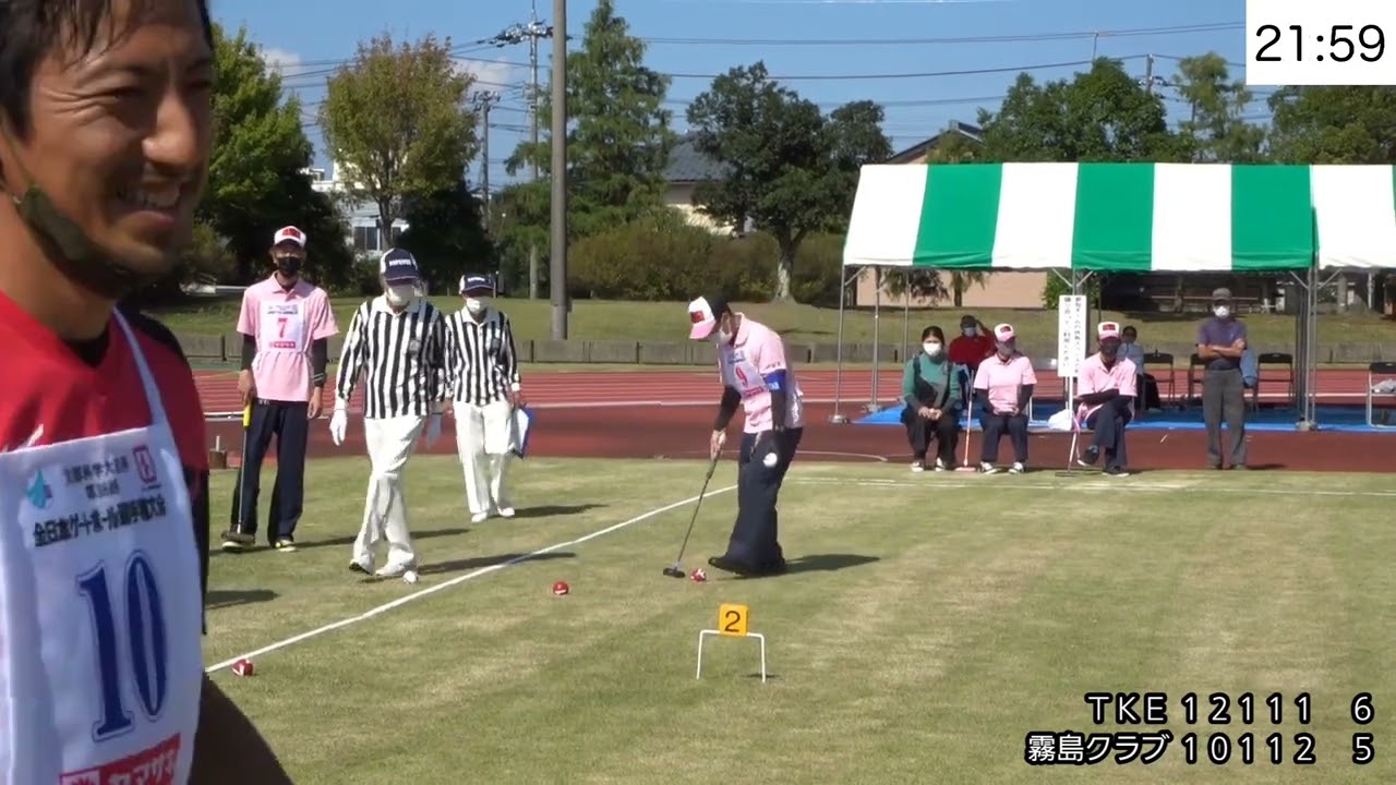 ＴＫＥ(新潟) vs 霧島クラブ(鹿児島) 2022全日本選手権 トーナメント1回戦