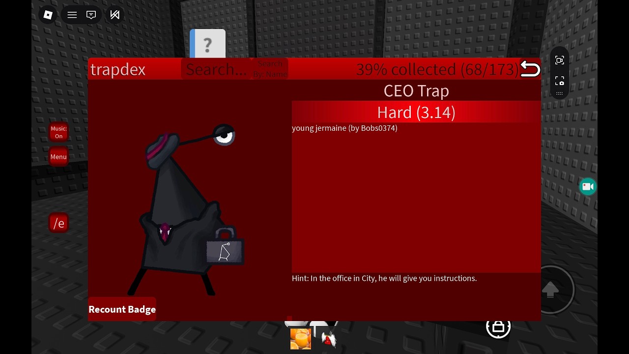 How to get CEO trap in find the traps