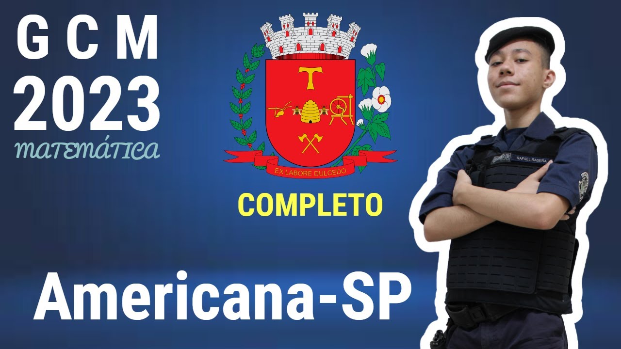 GUARDA MUNICIPAL DE AMERICANA SP 2023 - COMPLETO