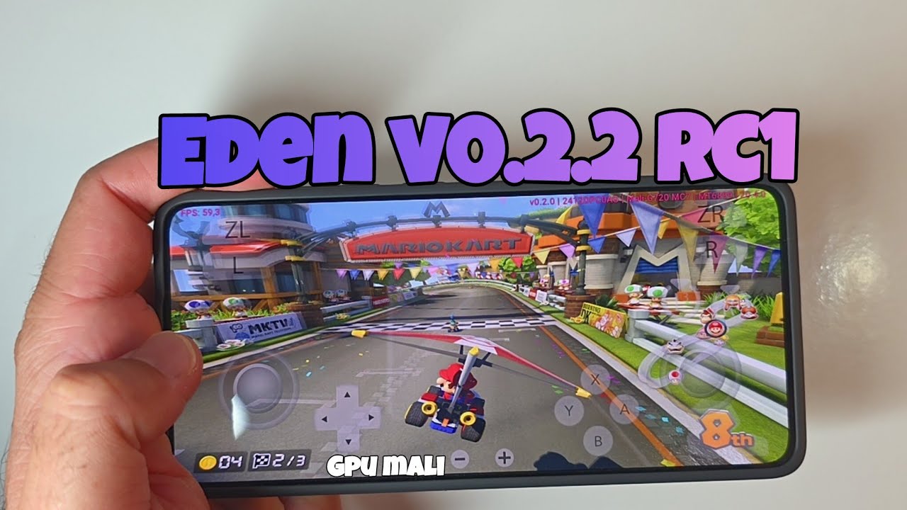 SAIU NOVA ATUALIZAÇÃO EDEN v0.2.0 rc1 EMULADOR DE SWITCH PARA ANDROID TESTE NA GPU MALI 