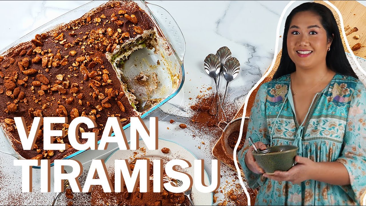Creamy Vegan Tiramisu with a Malaysian Flavour Twist | Pandan & Coconut
