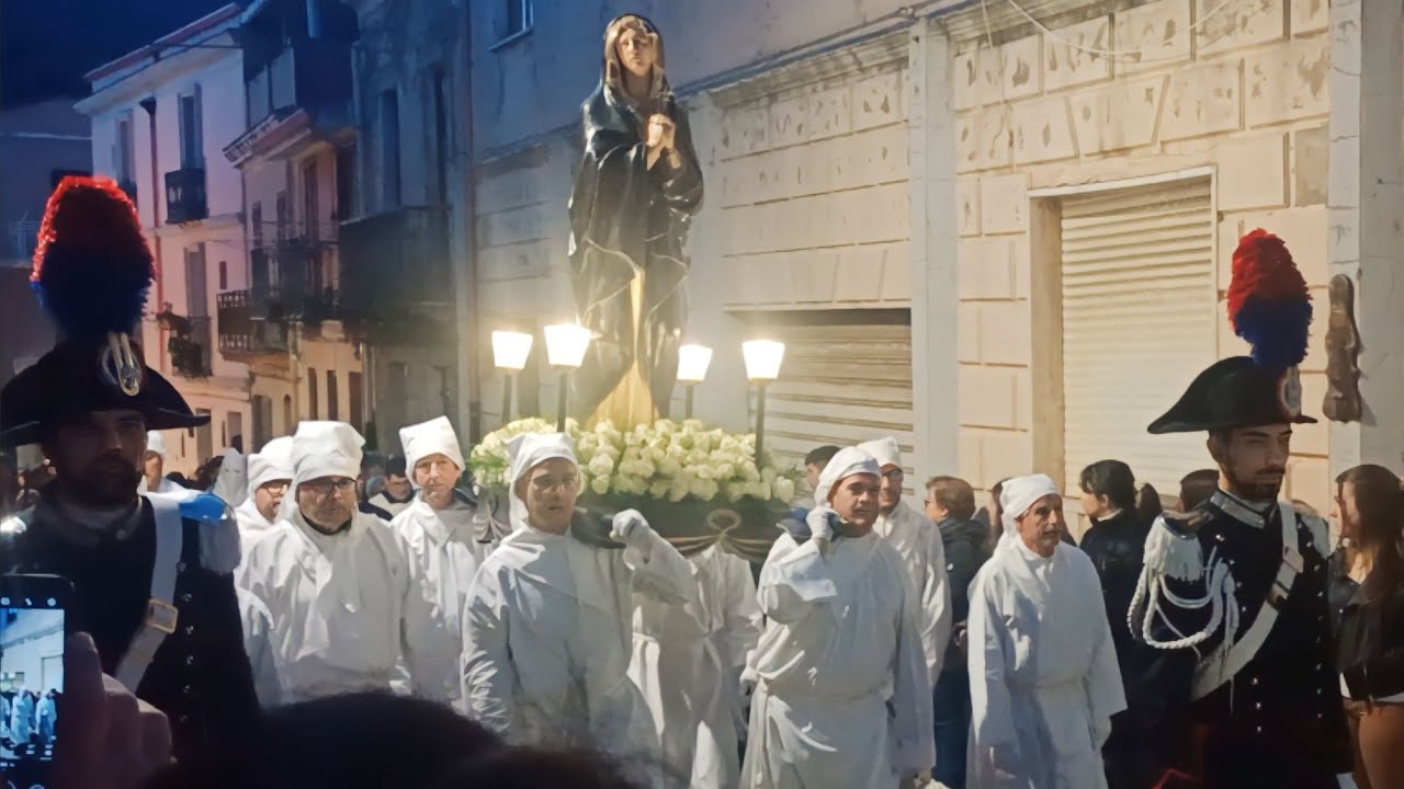 Il giovedì Santo | La Processione dell'addolorata | Iglesias Italia | 2023