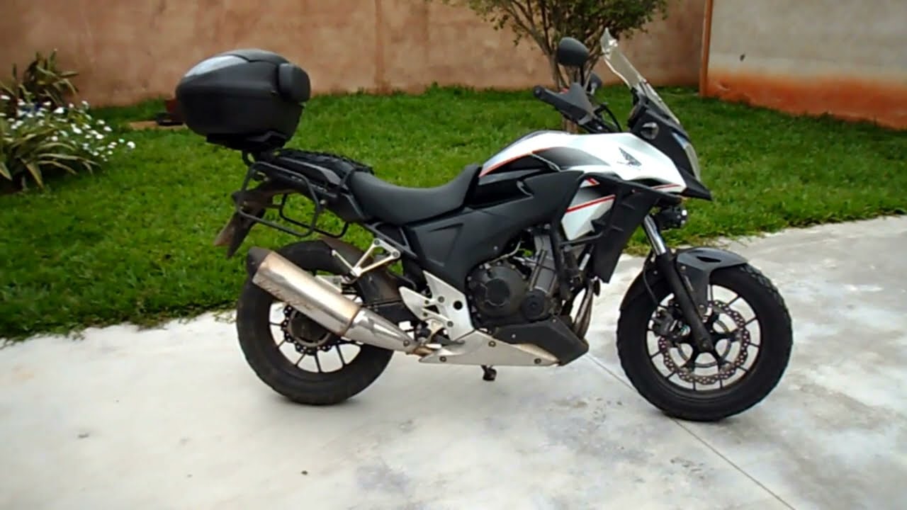 Honda CB 500X com pneus off road / uso misto - 20.000 km rodados - Pneus Technic e Magion