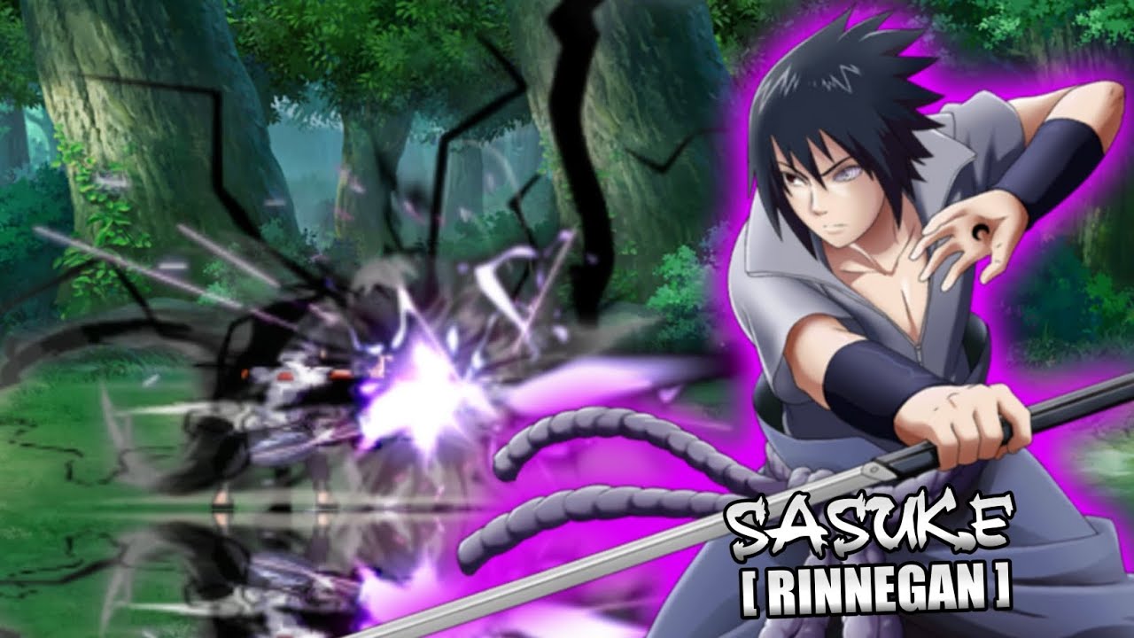 SASUKE RINNEGAN BY AZKA‼️NARUTO SENKI SPRITE #narsen 