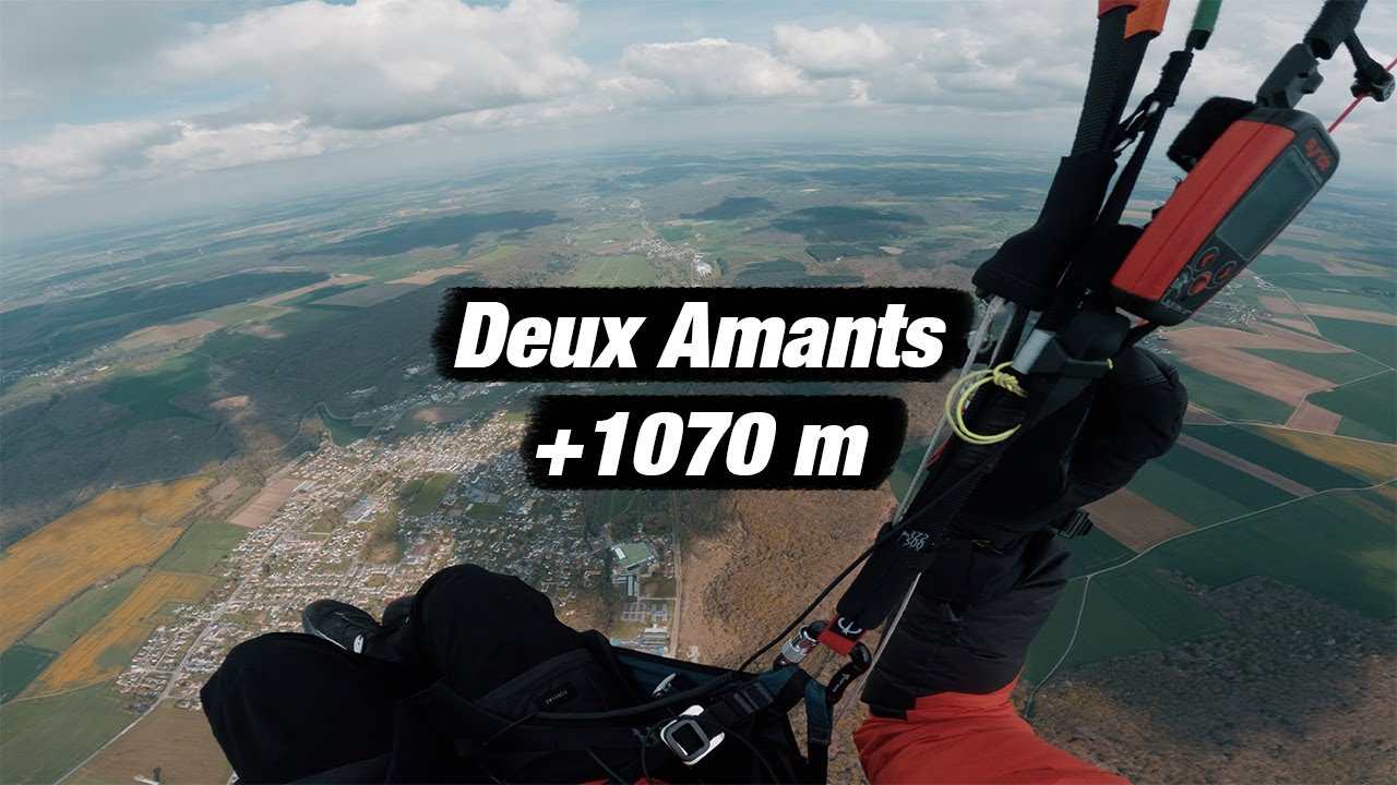 [4K] - Parapente - Deux Amants - Avril 2023 (ma première fléchette)