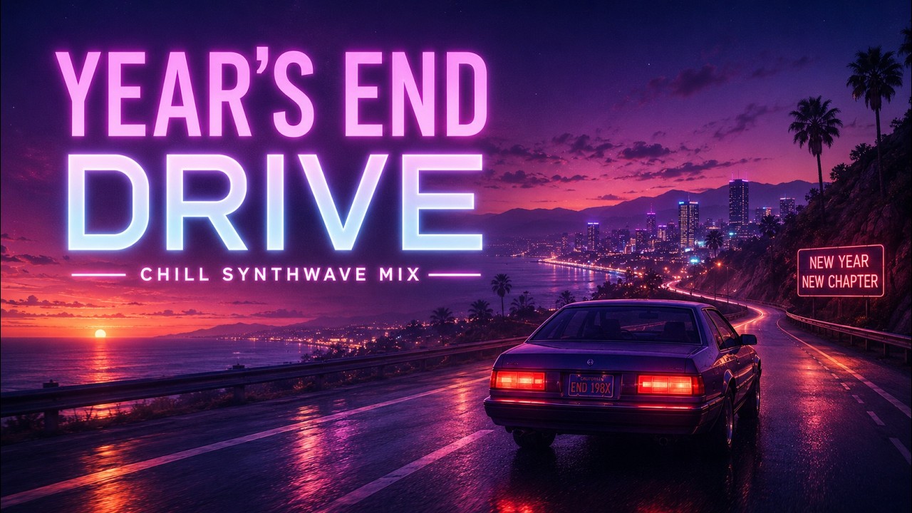Best Chill Synthwave for Night Drives | 2025 Year’s End Mix