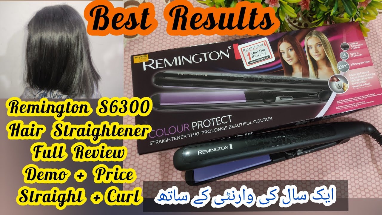 Remington Straightener S6300 review & demo|Curl your hair with straightener|Best hair straightener