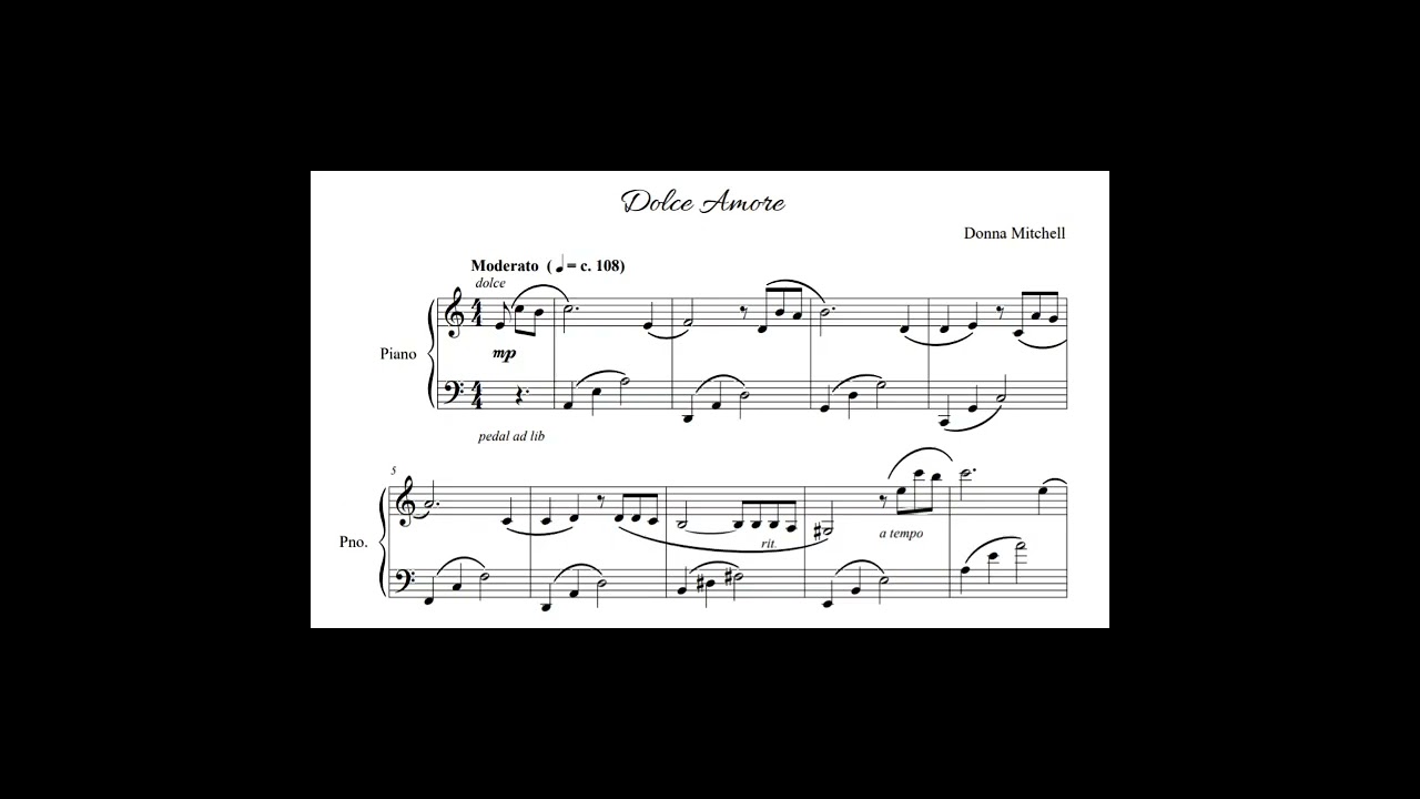 Dolce Amore. Donna Mitchell 