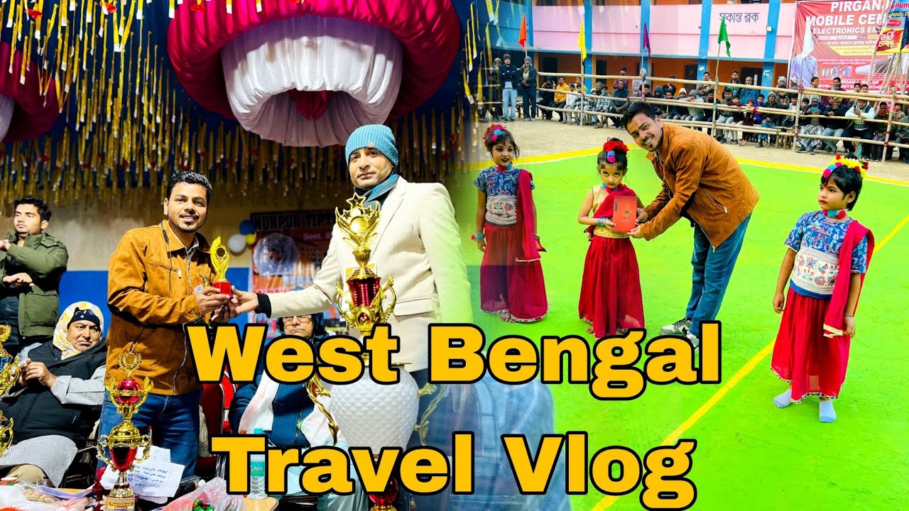 West Bengal Travel Vlog||Malda Volleyball Tournament||Rajdhani Express||Saqib Nomani #volleyball