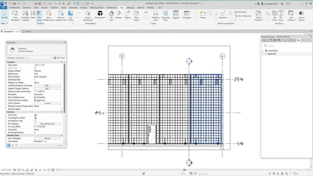 Revit 2026: Как создавать сборные стеновые конструкции