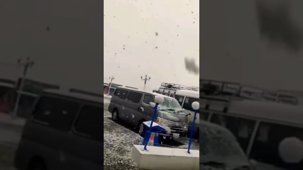 Live snowfall in naran kaghan | Chilas 