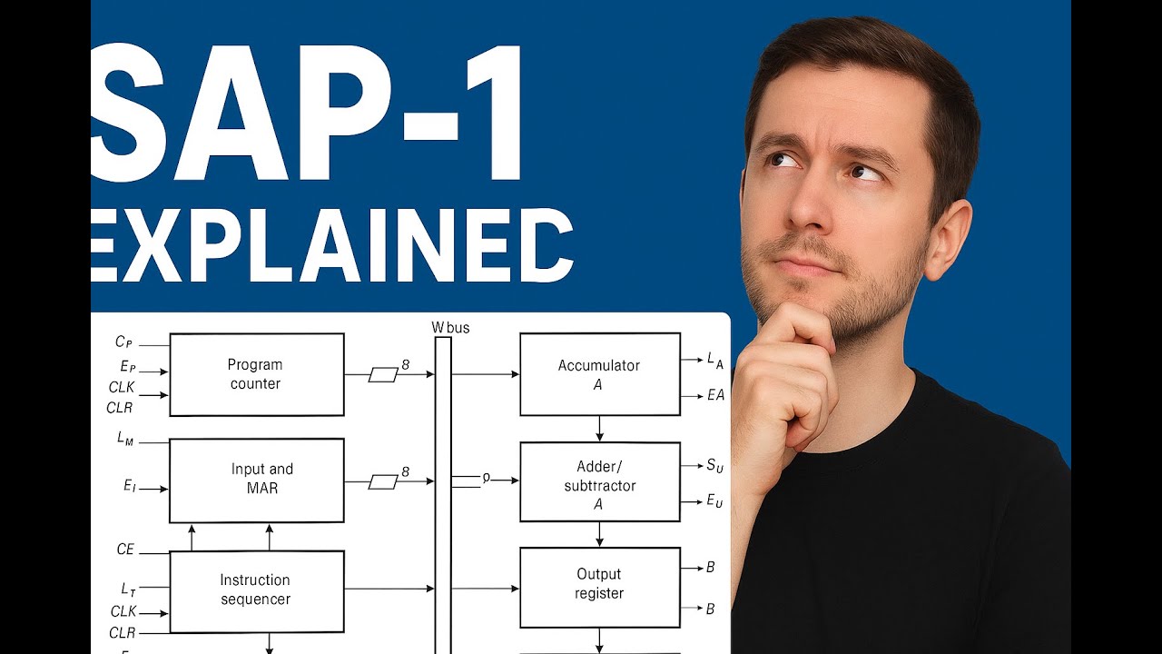 SAP-1 Architecture Made Simple | Step-by-Step Fetch & Execute Cycle
