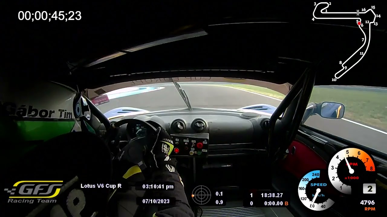 Tim Gábor - Balaton Park Circuit - Lotus Exige V6 Cup R on semislick