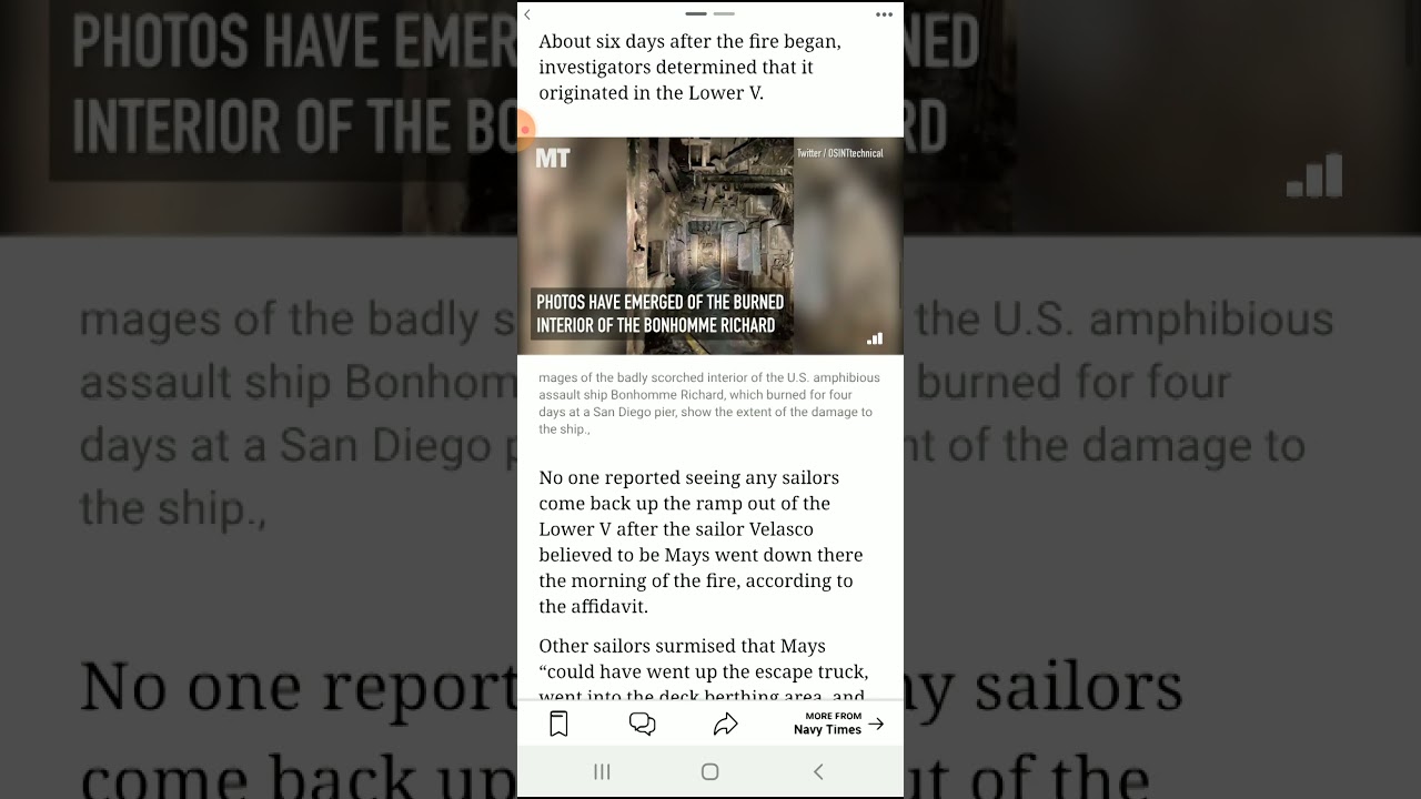 USS Bonhhome Richard Insurance Fraud Blamed On A Sailor? Titanic 2.0? 911? hmmmmm