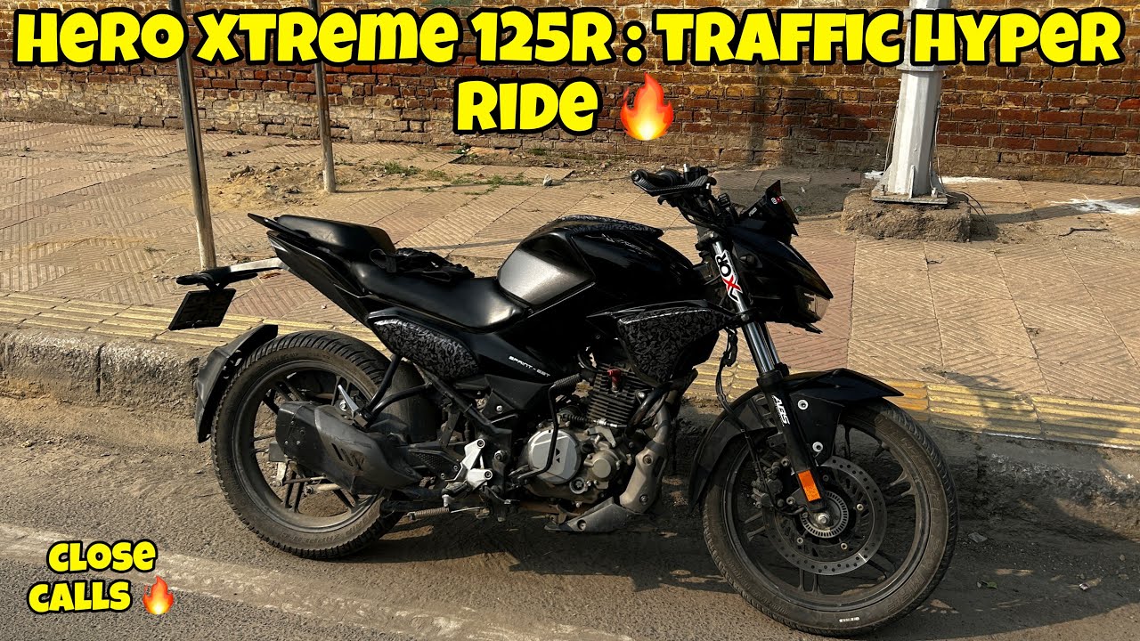 Hero Xtreme 125R : Traffic Hyper Ride🔥| Close Calls🔥| YWB Vlogs