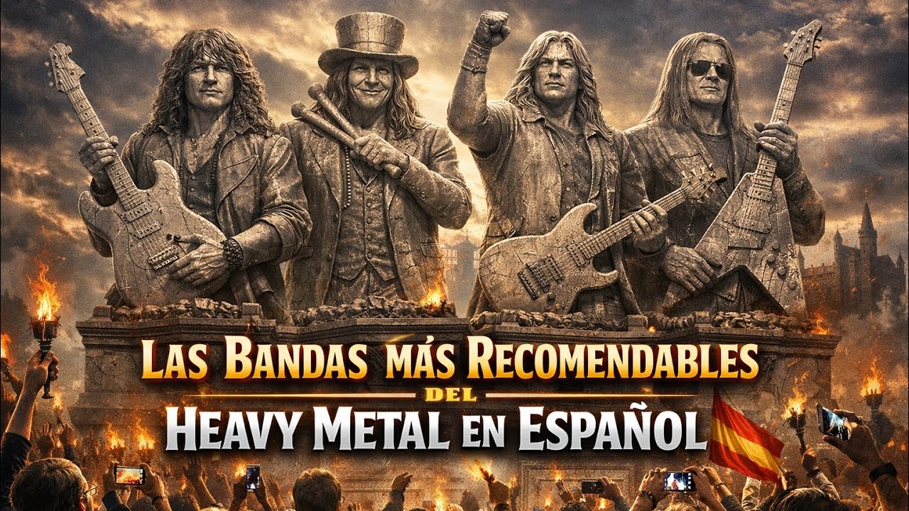 Top 15 Bandas más Recomendables del Heavy Metal en Español|Brencho Perez y sus Amigoanimatos. 🎸🎸🎸🎸