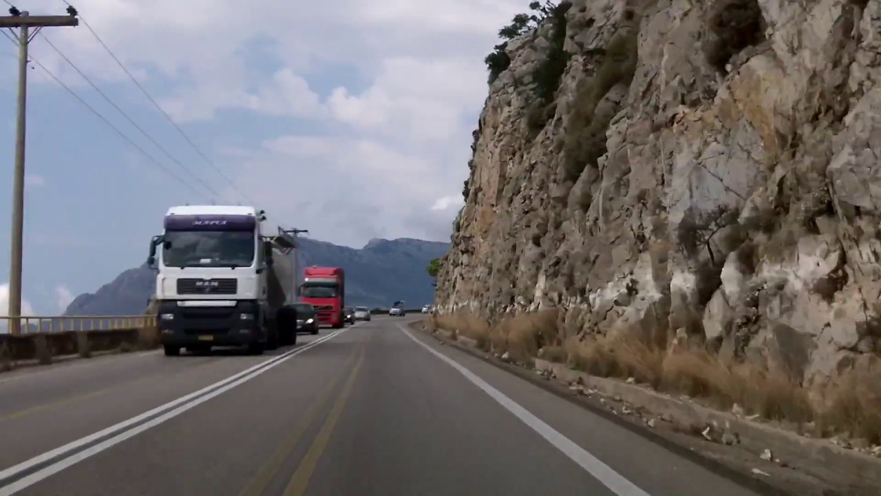 Greek National Road 5 (EO5  Rio-Antirrio bridge - Kefalovriso) September 2016