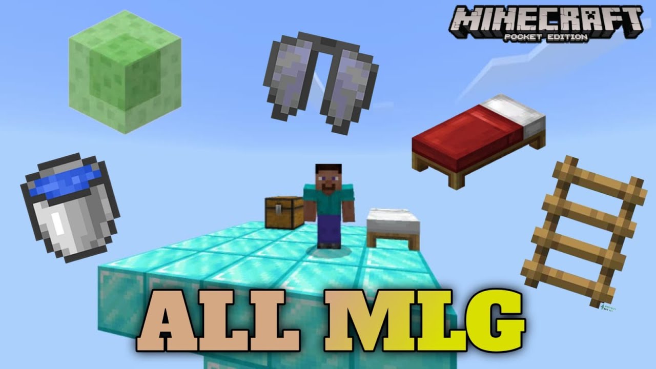 I Almost Did Every MLG Possible In Minecraft Pocket Edition